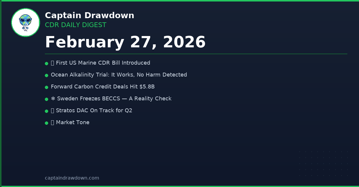 CDR Daily Digest — 27 Feb 2026