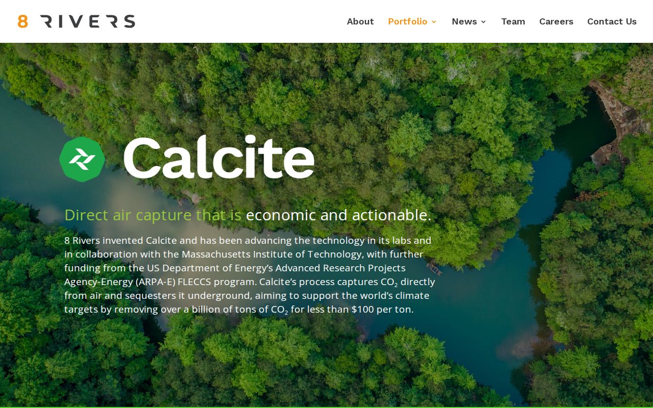 8 Rivers/Calcite website