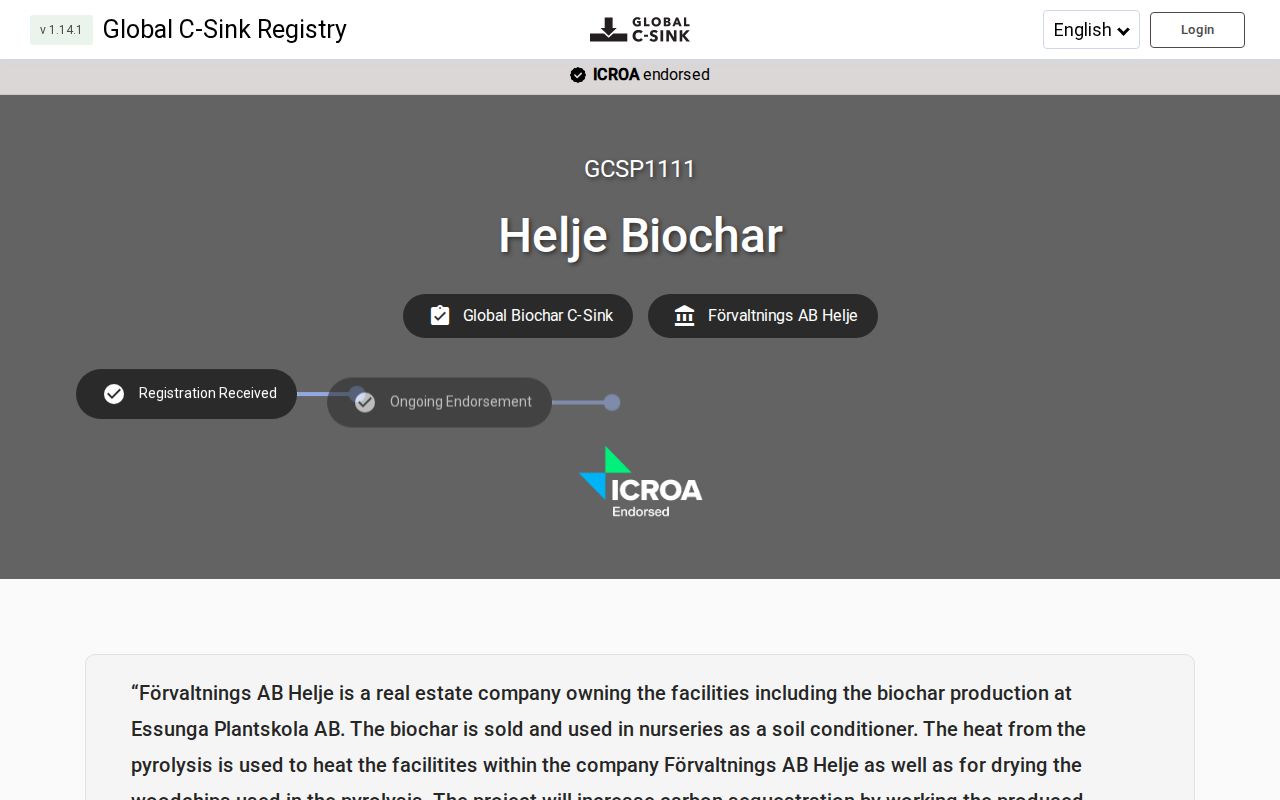 Förvaltnings AB Helje website