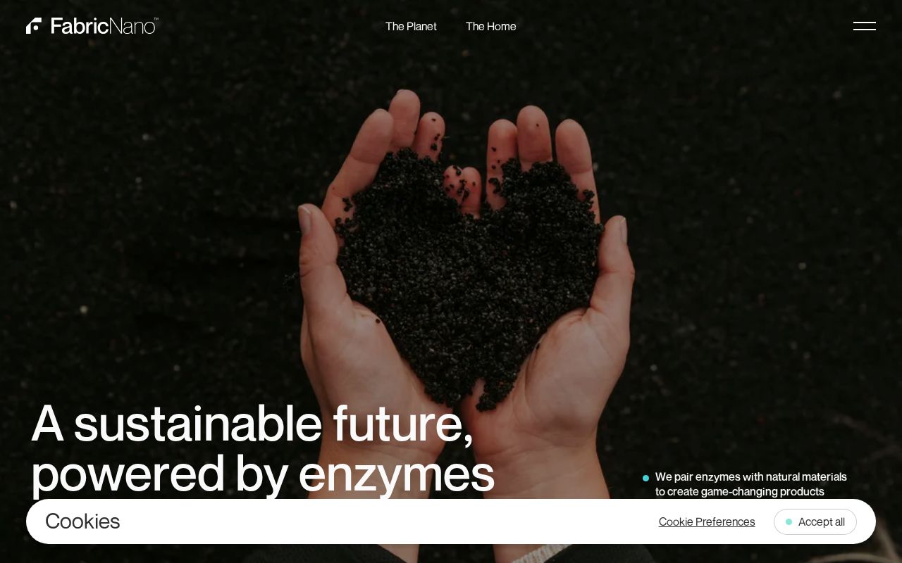 FabricNano/Veolia website