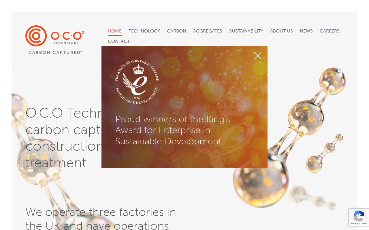 O.C.O Technology website