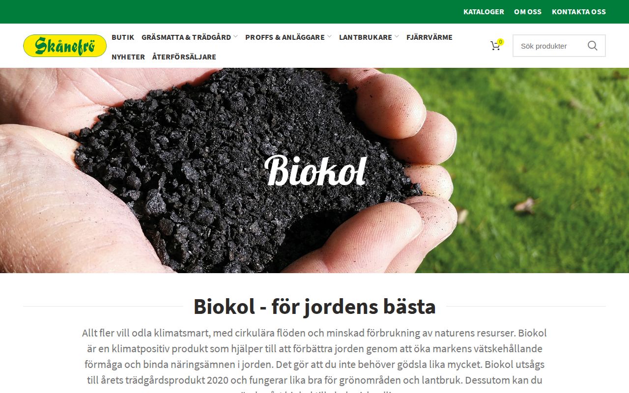 Skånefrö website