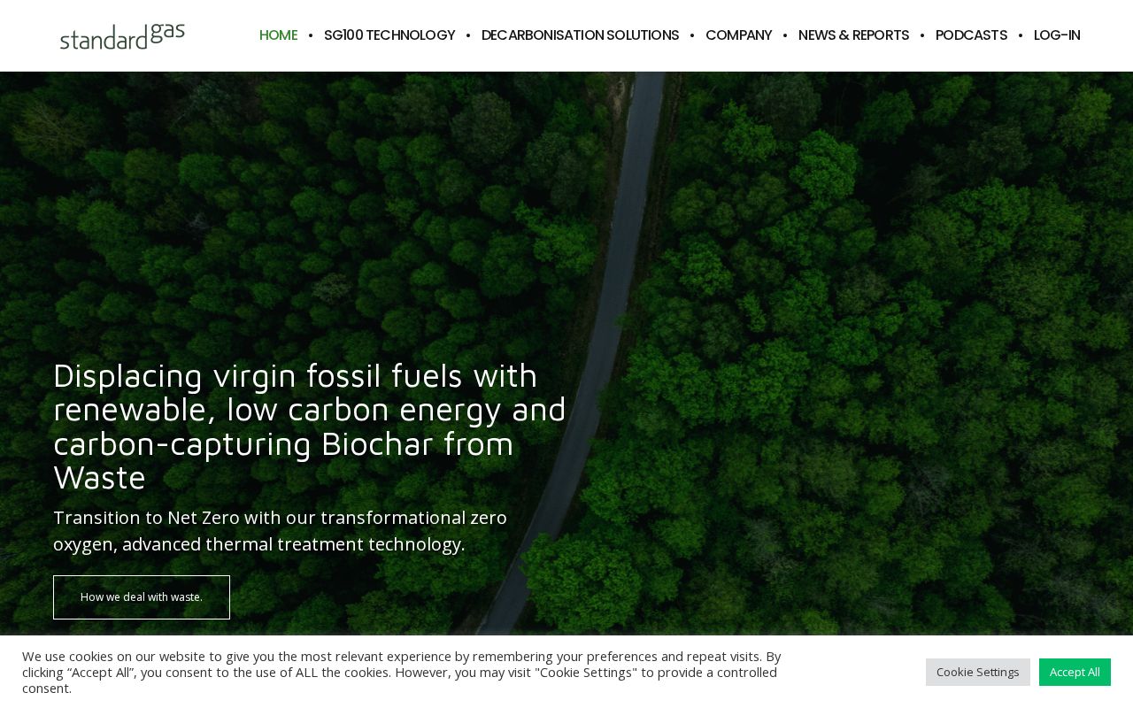 Standard Gas/Carbon Char Store website