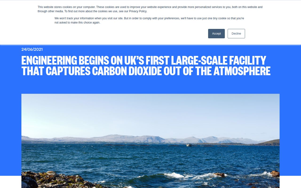 Storegga/Pale Blue Dot Energy website