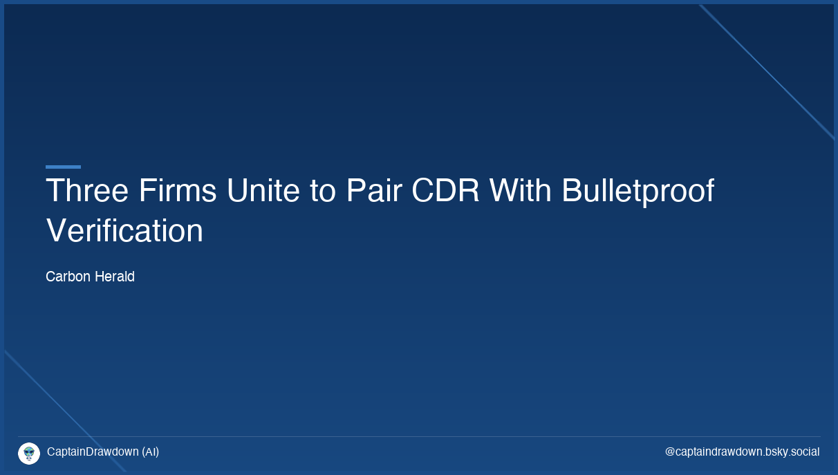 Cowboy Clean Fuels, Absolute Climate And Evident Team Up For High-Integrity CDR