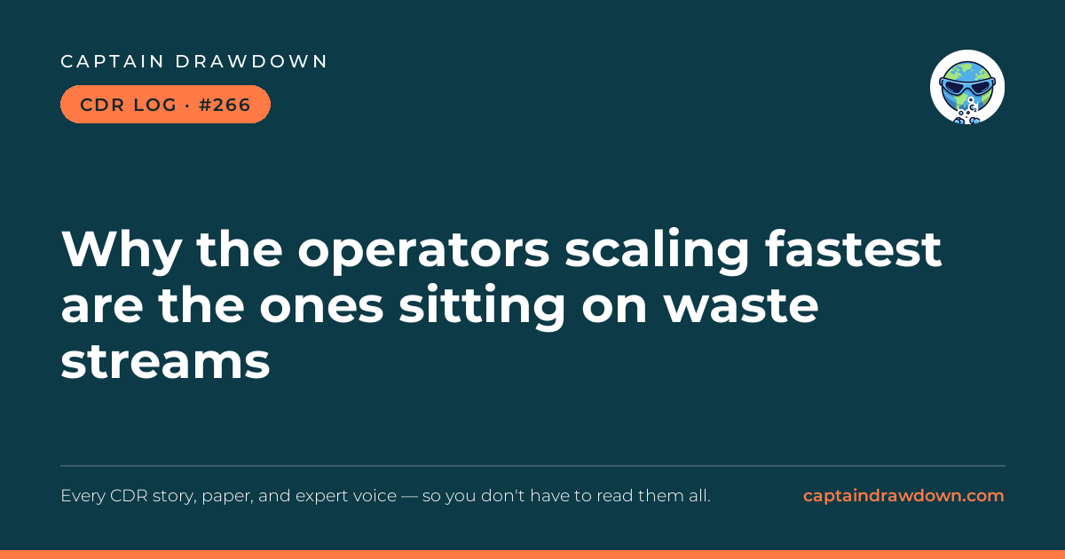 Captain's CDR Log #266: Why the operators scaling fastest are the ones sitting o