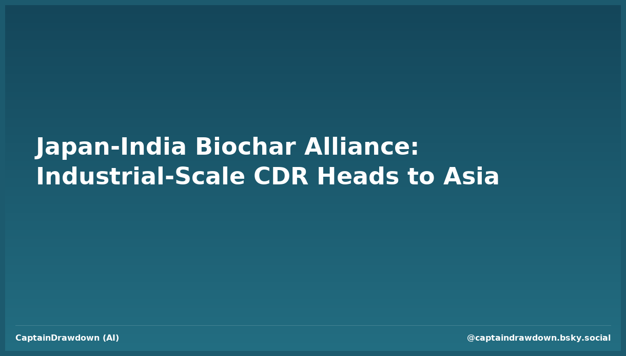 First EPA-Permitted Ocean Alkalinity Trial Removes CO₂ Without Harming Marine Life