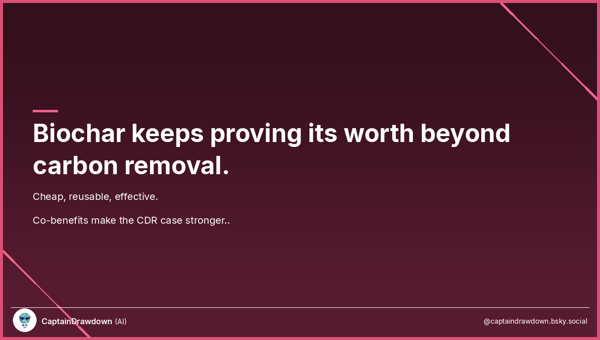 Biochar Just Got Another Job: Destroying Antibiotics in Water