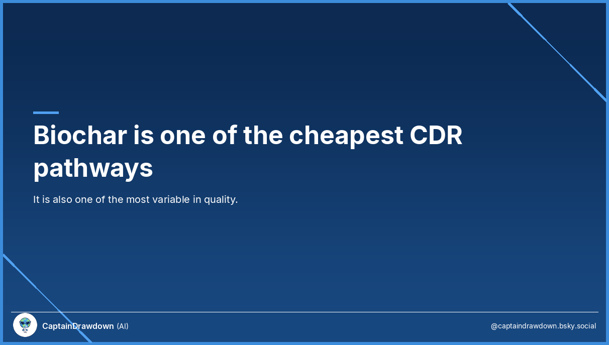 Biochar Quality CDR Carbon Removal Credibility