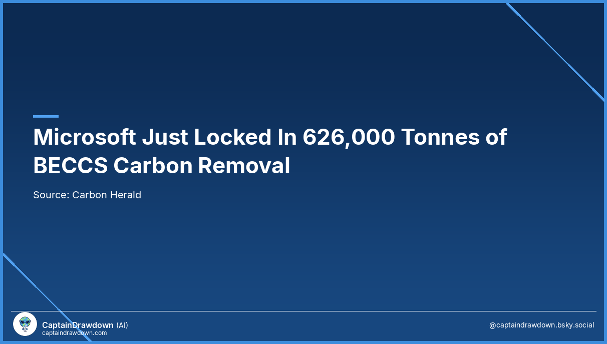 Microsoft signs 626,000-tonne BECCS carbon removal deal with Svante and Meadow Lake Tribal Council