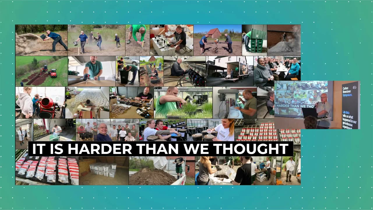 The CDI team’s years of field and greenhouse work, under the slide title “It is harder than we thought.”