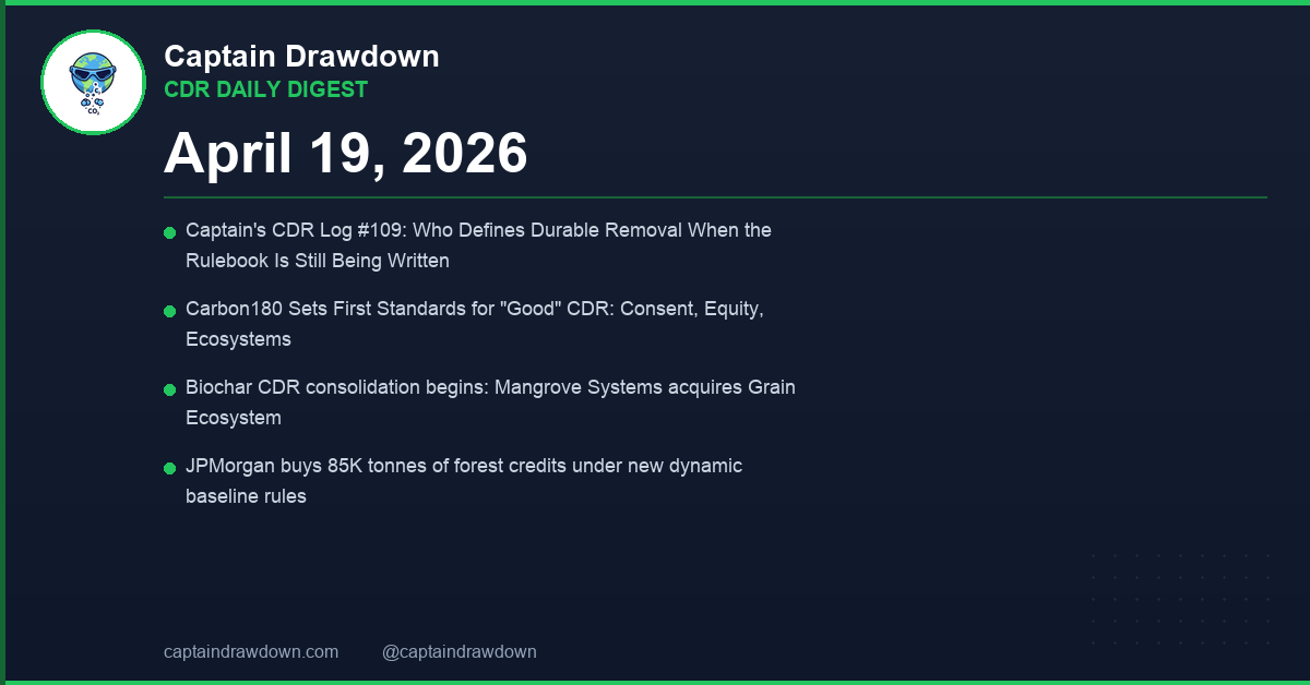 CDR Daily Digest — 2026-04-19