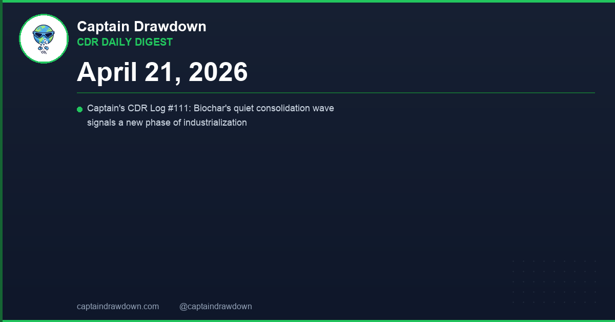 CDR Daily Digest — 2026-04-21