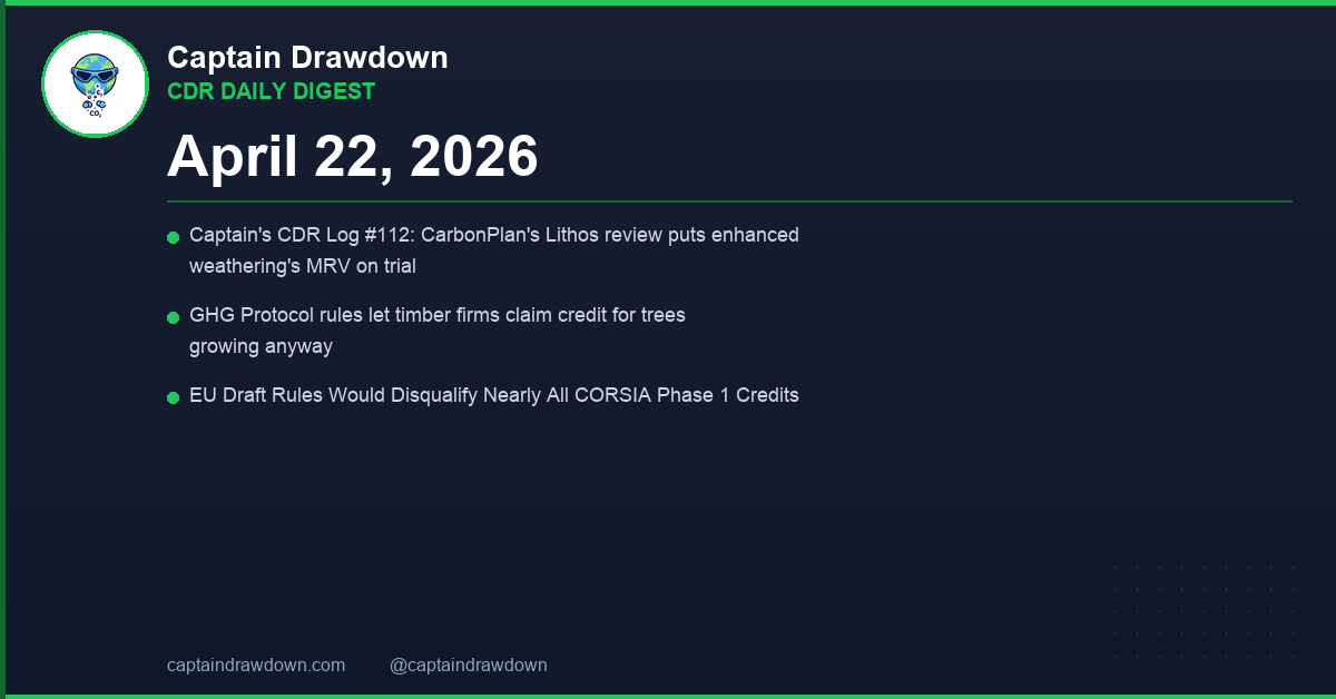 CDR Daily Digest — 2026-04-22