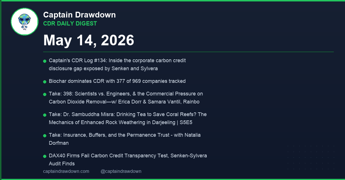 CDR Daily Digest — 2026-05-14