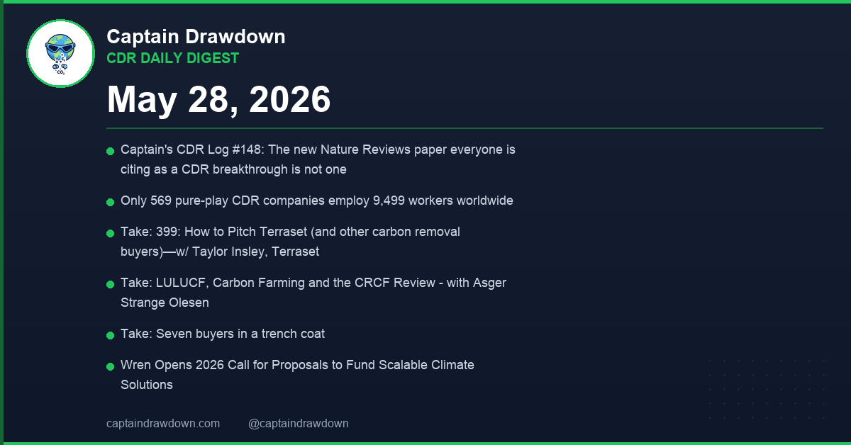 CDR Daily Digest — 2026-05-28
