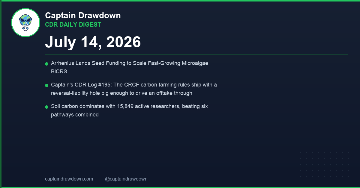 CDR Daily Digest — 2026-07-14