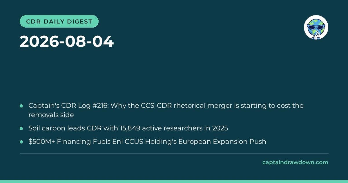 CDR Daily Digest — 2026-08-04