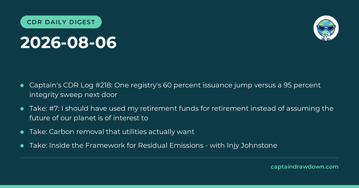 CDR Daily Digest — 2026-08-06