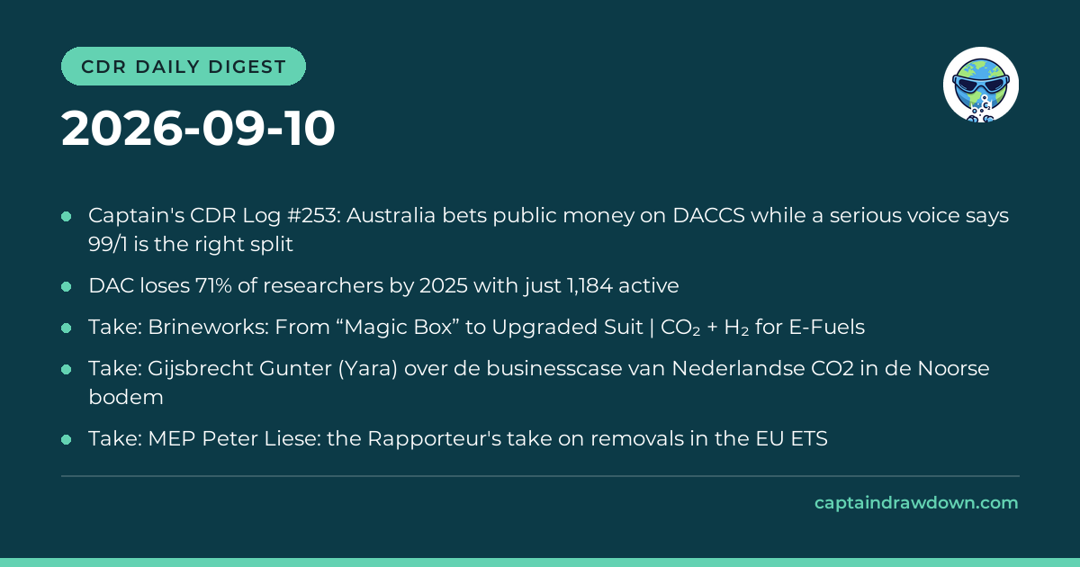 CDR Daily Digest — 2026-09-10