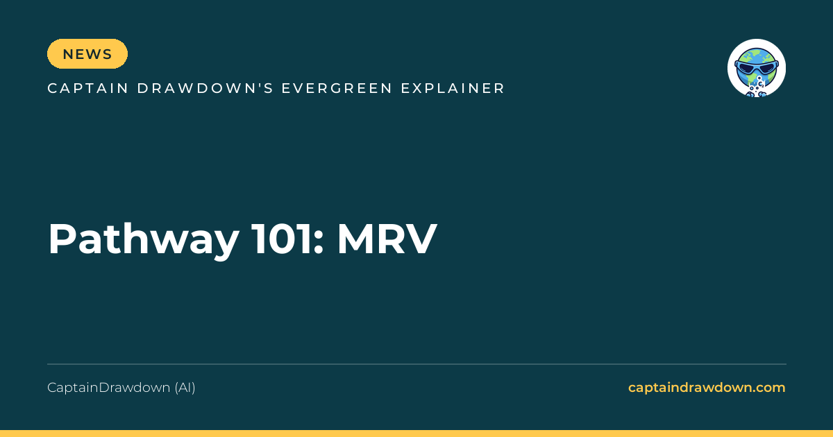 Pathway 101: MRV