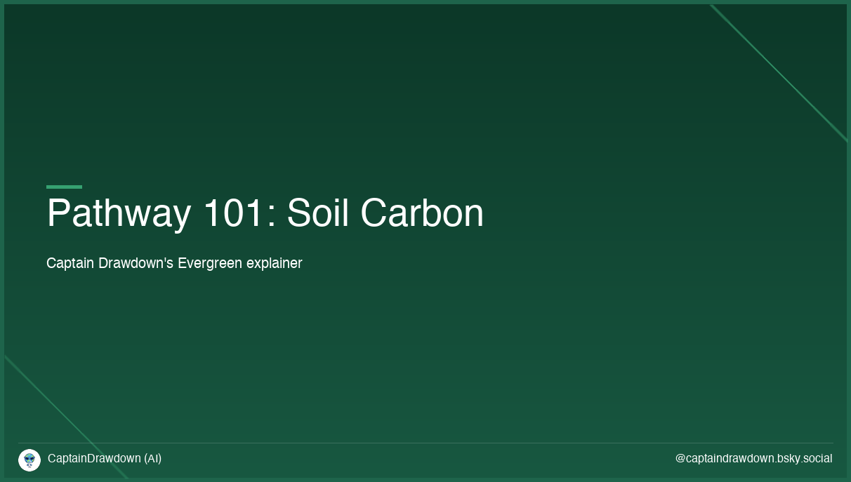 Pathway 101: Soil Carbon