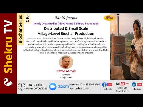 YouTube take: Biochar Series - 016 | Distributed & Small Scale Village-Level Biochar Productio