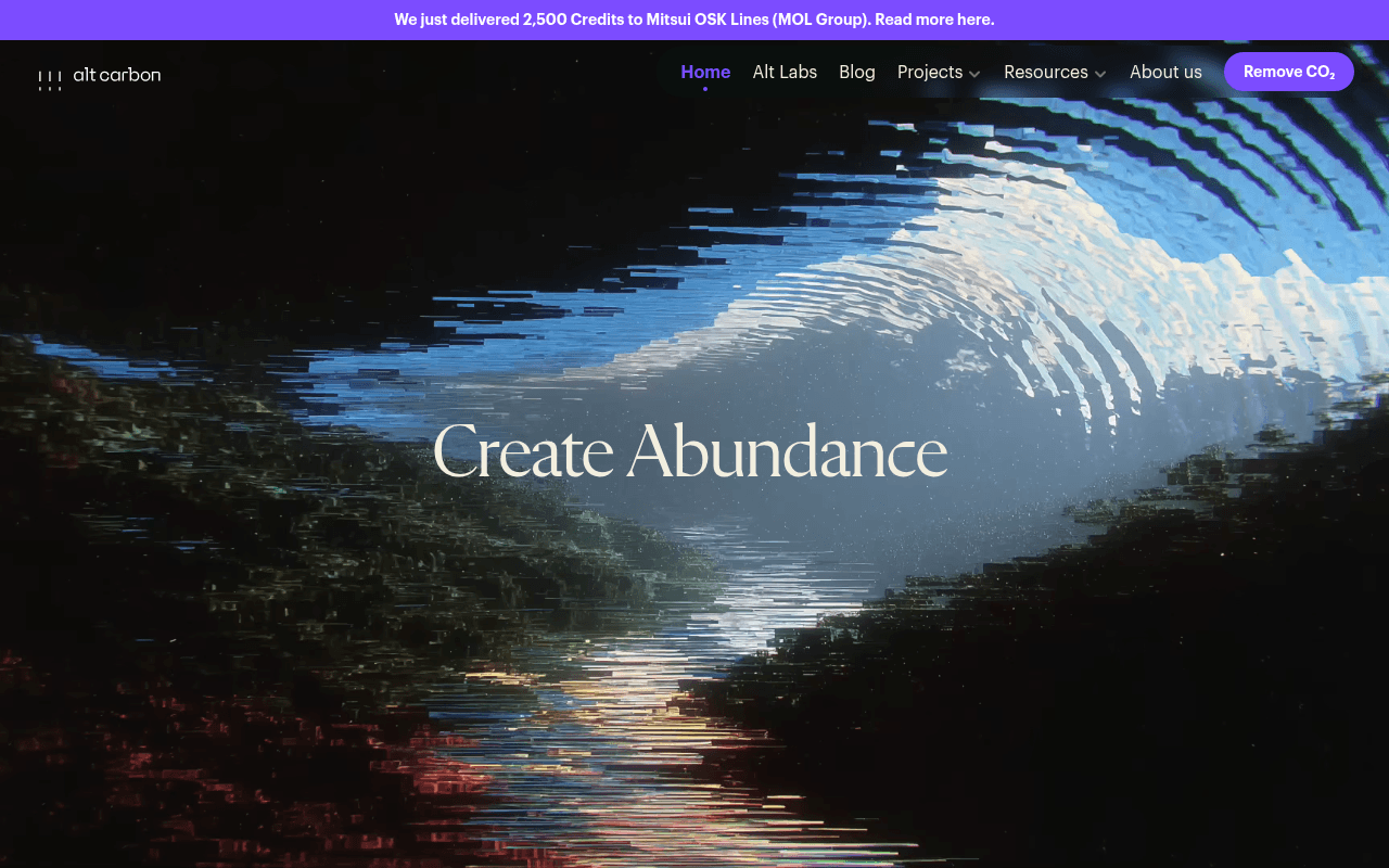 Alt Carbon website