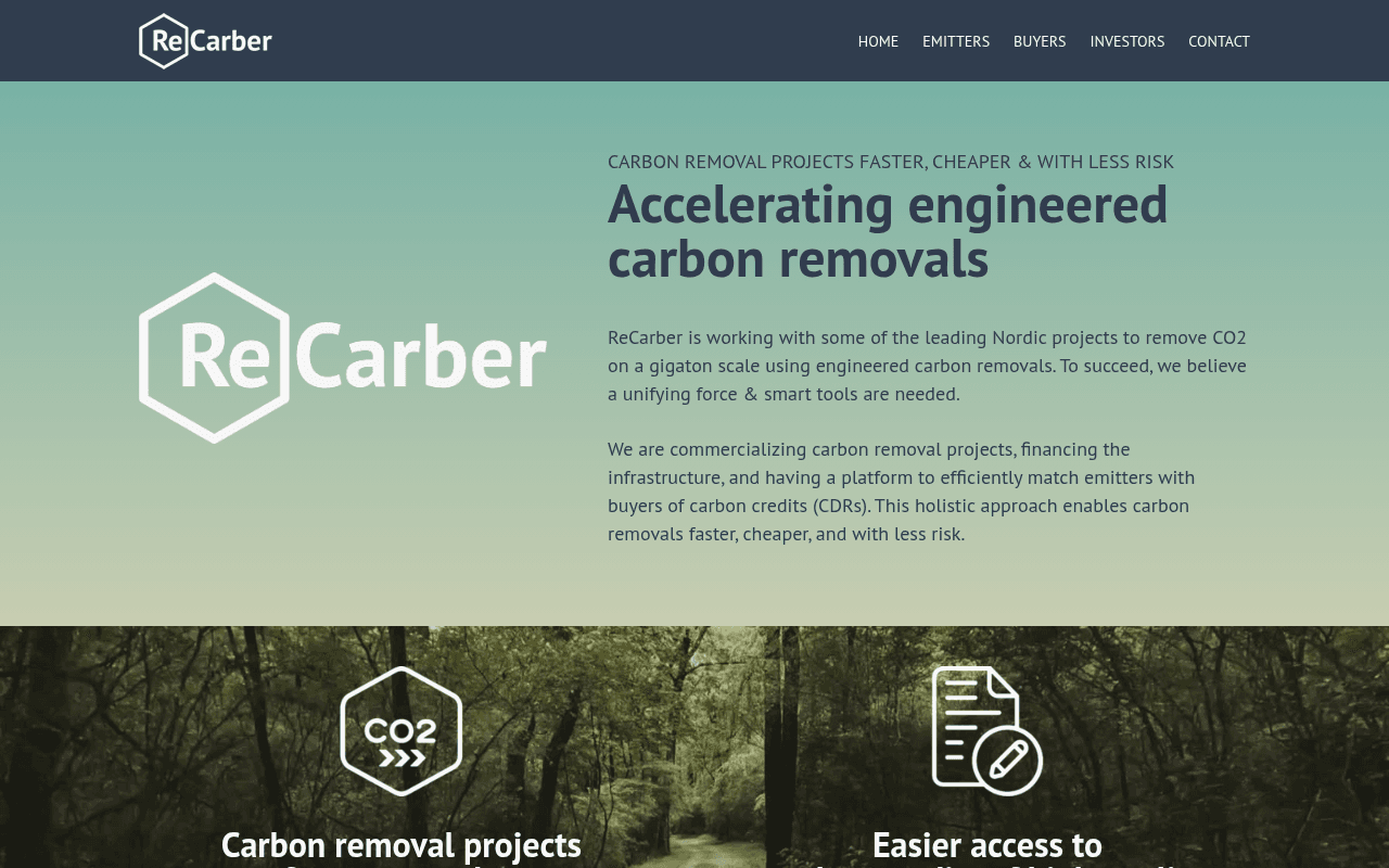 ReCarber website